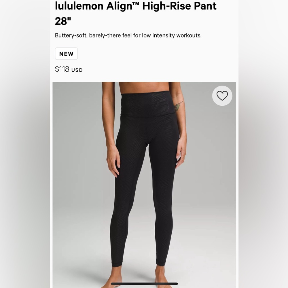 Lulu lemon align leggins